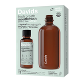 Davids Hydroxi™ fresh breath mouthwash / natural fresh mint / refill kit