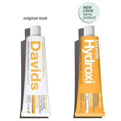 Davids Hydroxi™ whitening + enamel health, nano-hydroxyapatite toothpaste, kids + adults / orange vanilla