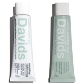 Davids travel size premium toothpaste / duo / 1.75 oz