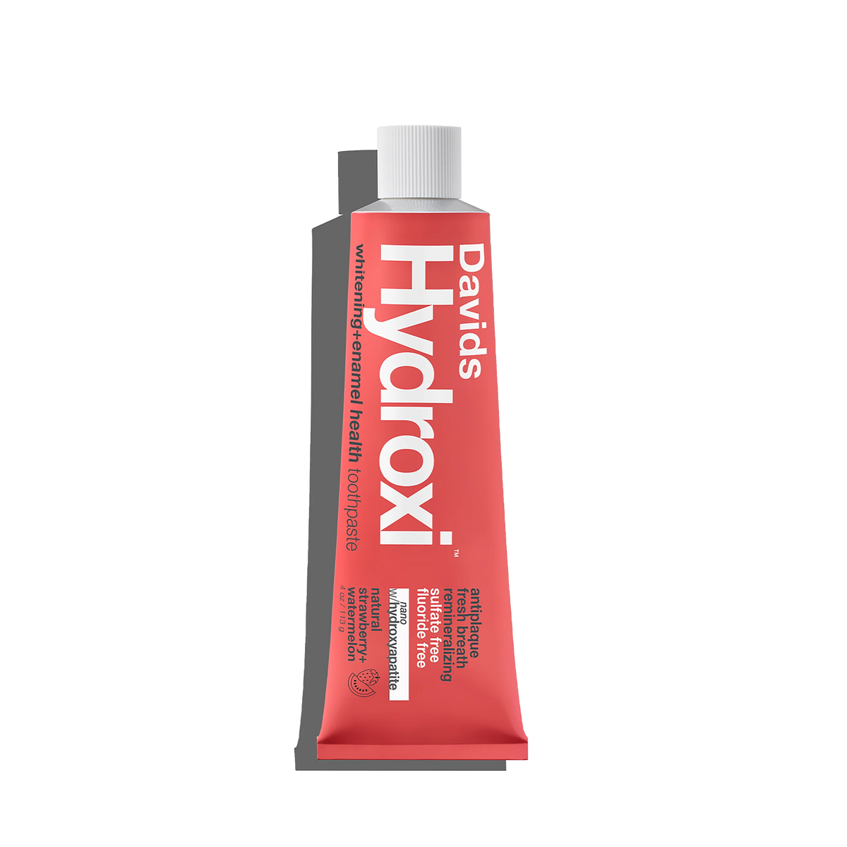 Davids Hydroxi™ whitening + enamel health, nano-hydroxyapatite toothpaste, kids + adults / strawberry watermelon