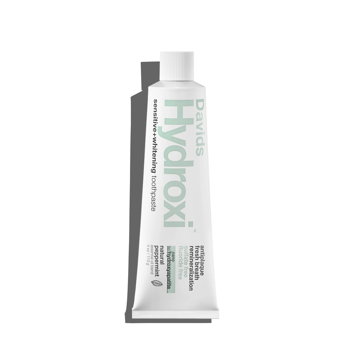 Davids Hydroxi™ sensitive+whitening nano hydroxyapatite premium toothpaste / peppermint