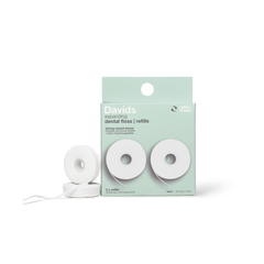 Davids Hydroxi™ expanding dental floss / refill x 2 / mint / 60m