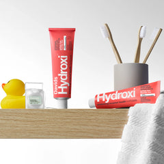 Davids Hydroxi™ whitening + enamel health, nano-hydroxyapatite toothpaste, kids + adults / strawberry watermelon
